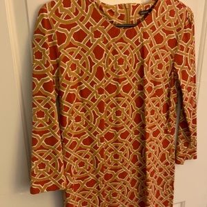 JMclauglin shift faux bamboo print